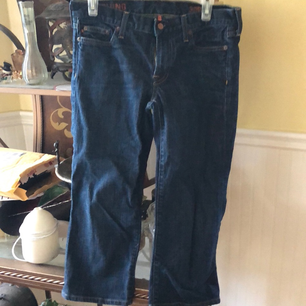 J.Crew “Hipslung" Cropped Jeans 30R